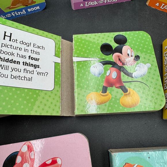 Disney Baby Board Books Look and Find Set of 8 - Picture 4 of 5